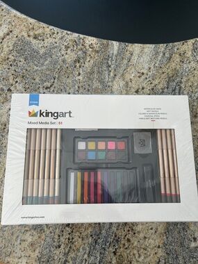 Kingart Mixed Media Set - Multicolor Artistic Painting Kit